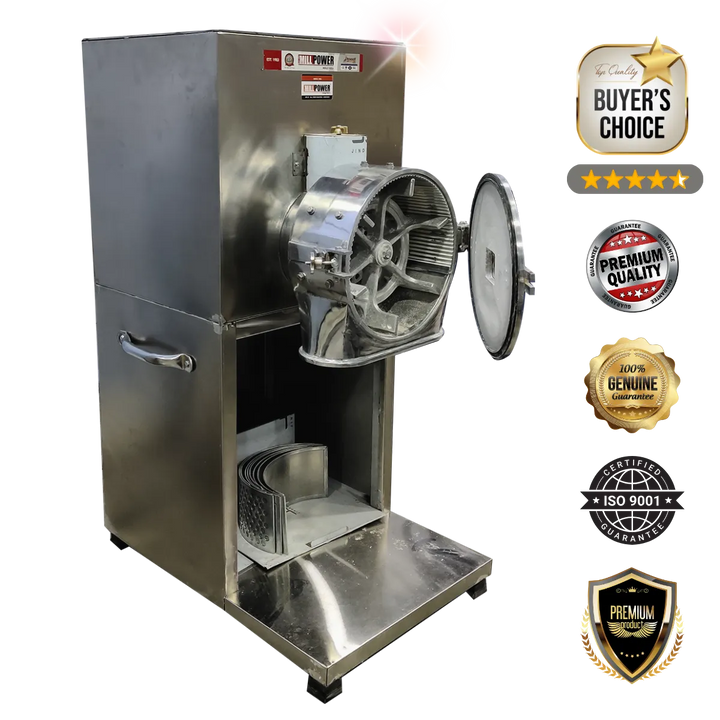 Prix de la machine à moudre Atta Chakki commerciale corps en acier inoxydable