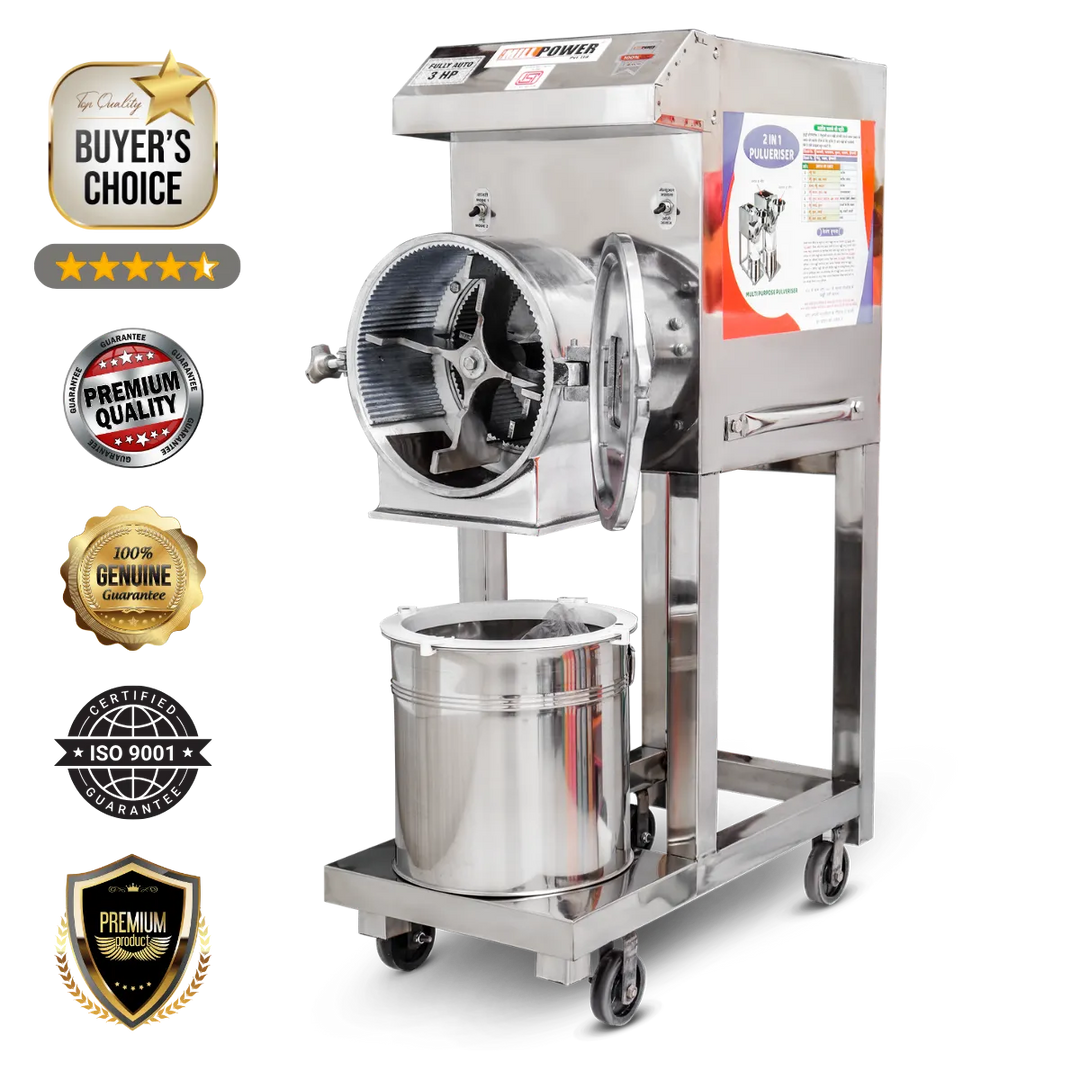 flour machine side