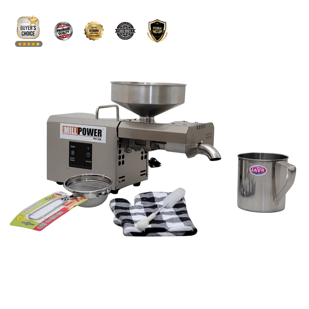 accessoires pour machine à huile de moutarde à la maison
